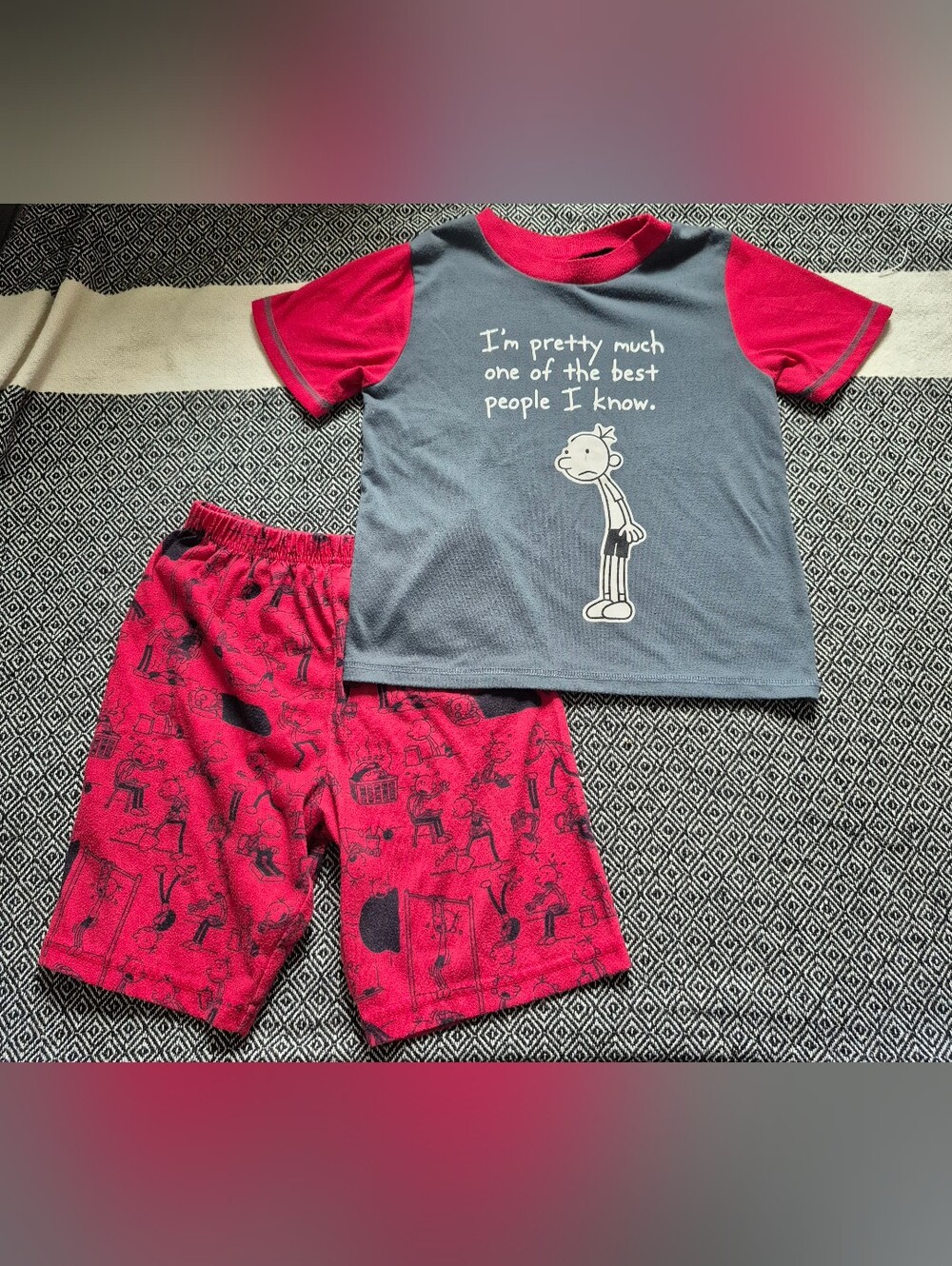 Diary of a Wimpy Kid Pajama Set Size 6